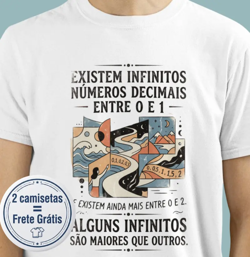 Alguns infinitos são maiores do que outros - Camiseta