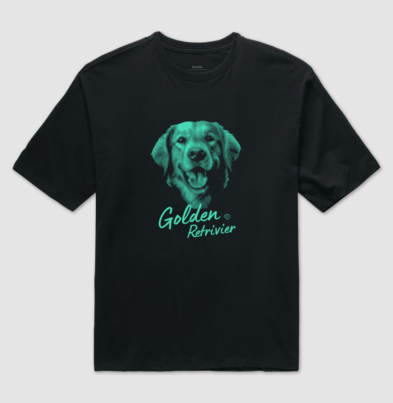 Golden Retrivier Halftone