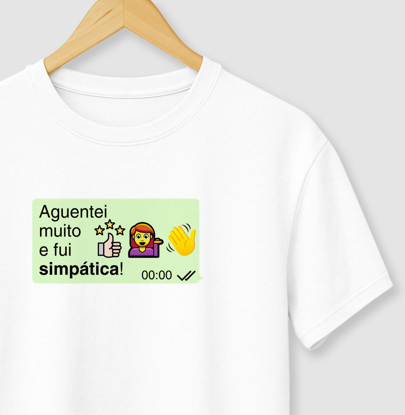 AGUENTEI MUITO E FUI SIMPÁTICA!