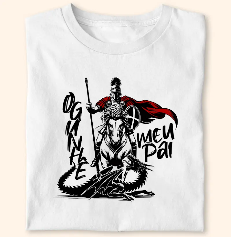 Camiseta Umbanda Ogum Ogunhê Meu Pai