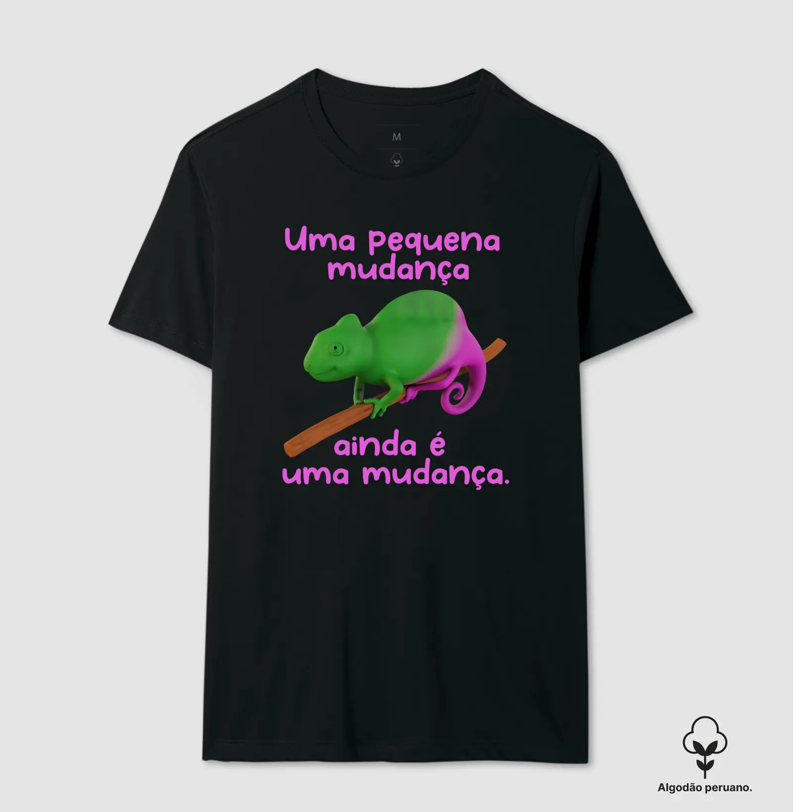 Uma pequena mudança ainda é uma mudança.