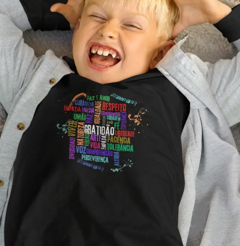 Camiseta Mini Palavras Transcendentes!