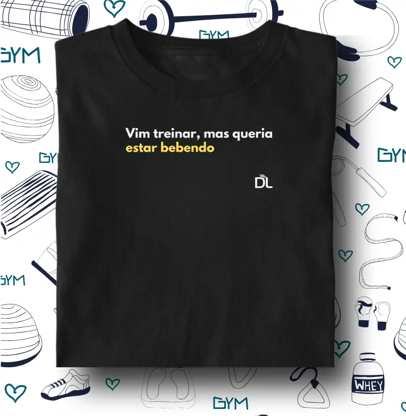 Queria estar bebendo