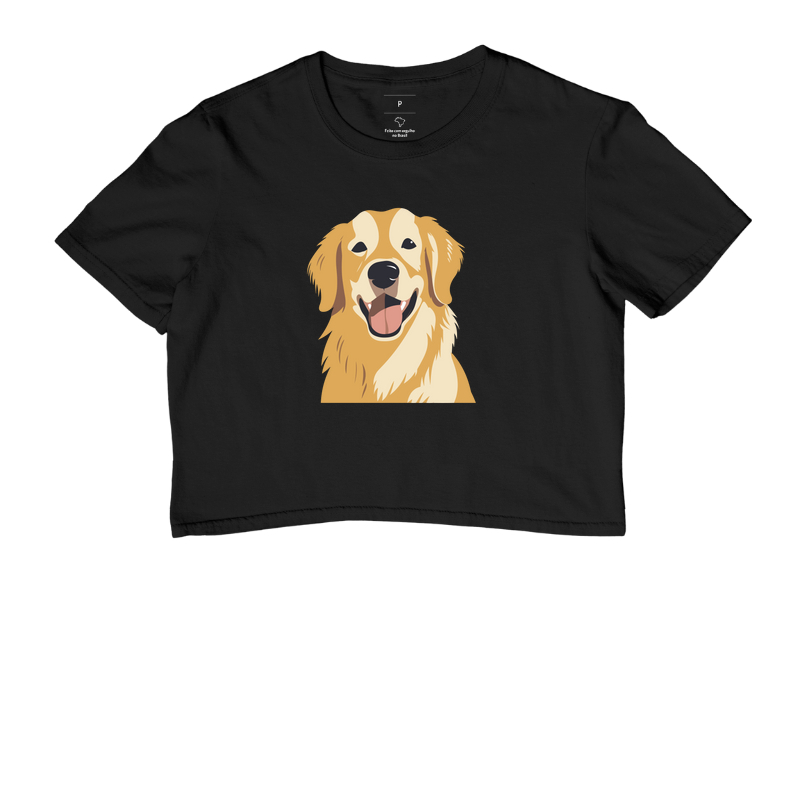 Golden Retriever Sorrindo