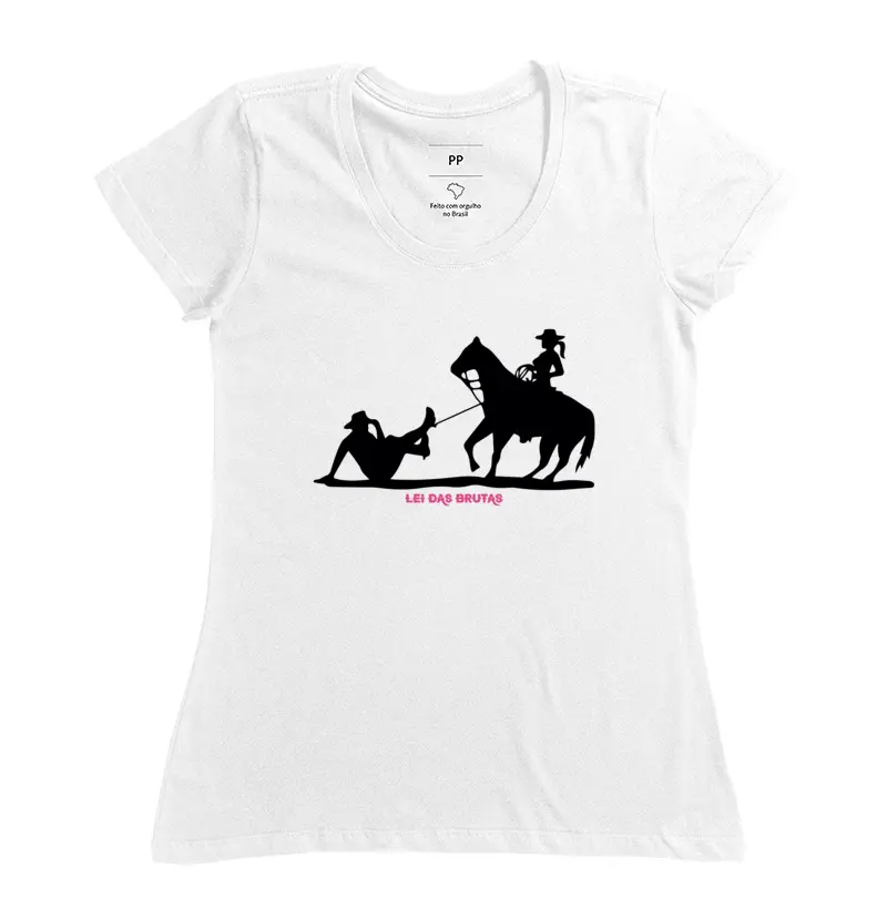 CAMISETA LEI DAS BRUTAS