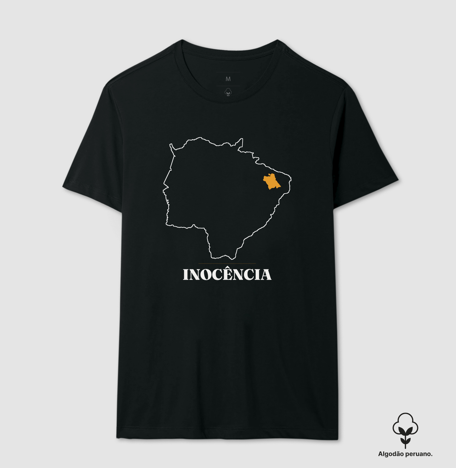Inocência | Traço MS - Camiseta Algodão Peruano