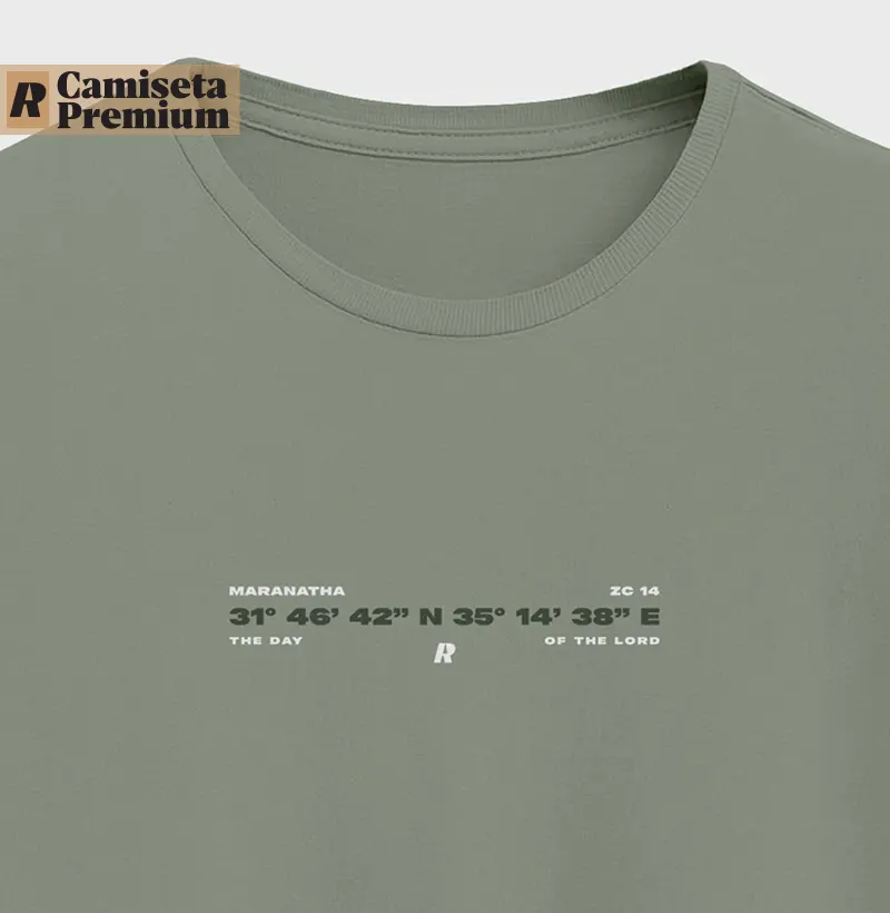 Camiseta THE DAY OF THE LORD - Algodão Peruano