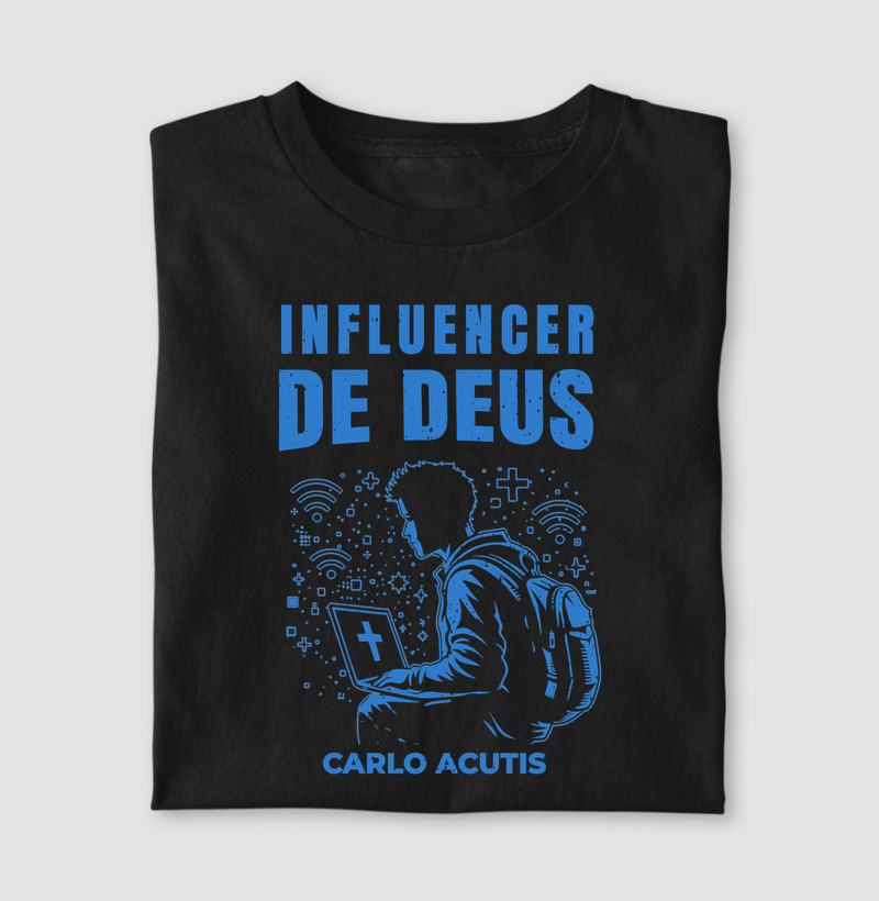 Camiseta Carlo Acutis – Influencer de Deus