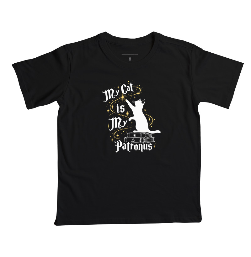 My Cat Is My Patronus - Meu Gato É Meu Patrono - Camiseta Infantil
