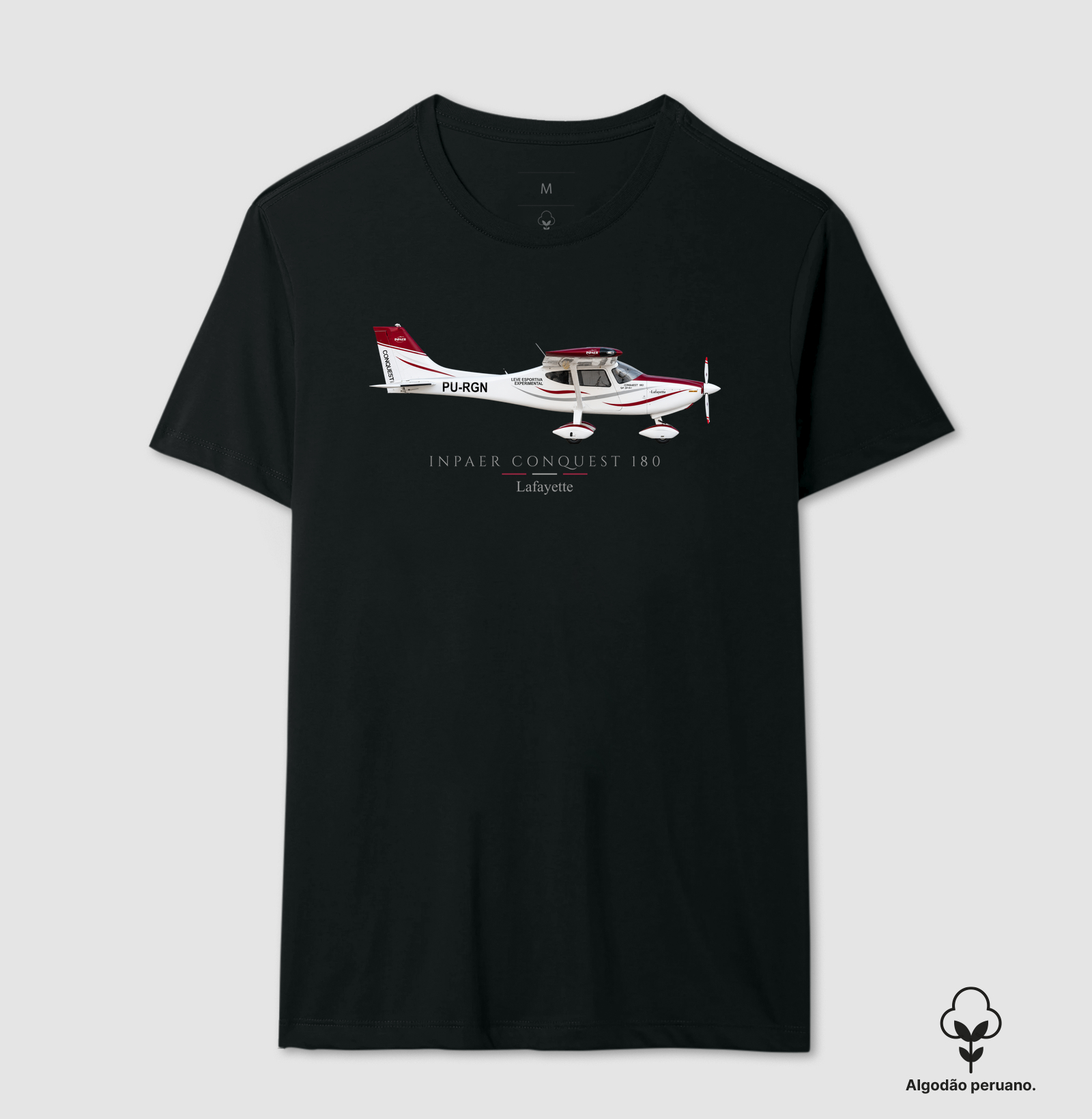 INPAER Conquest 180 | Profile - Camiseta Algodão Peruano