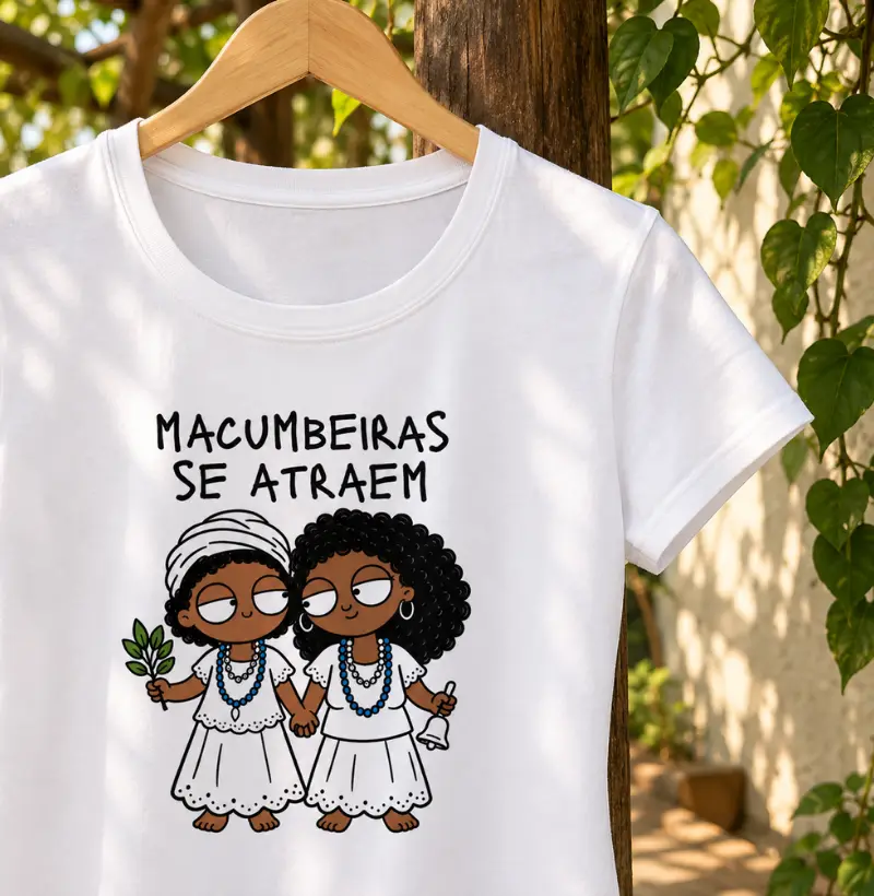 MACUMBEIRAS SE ATRAEM - Camiseta