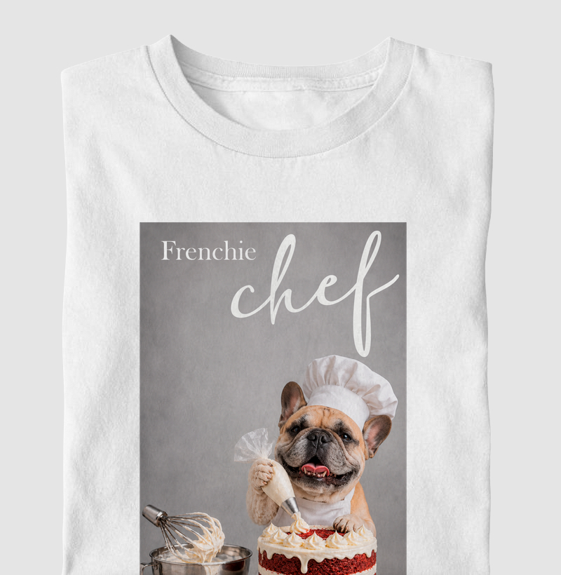 🍰🐾 Frenchie Chef Confeiteiro Caramelo 👨‍🍳✨
