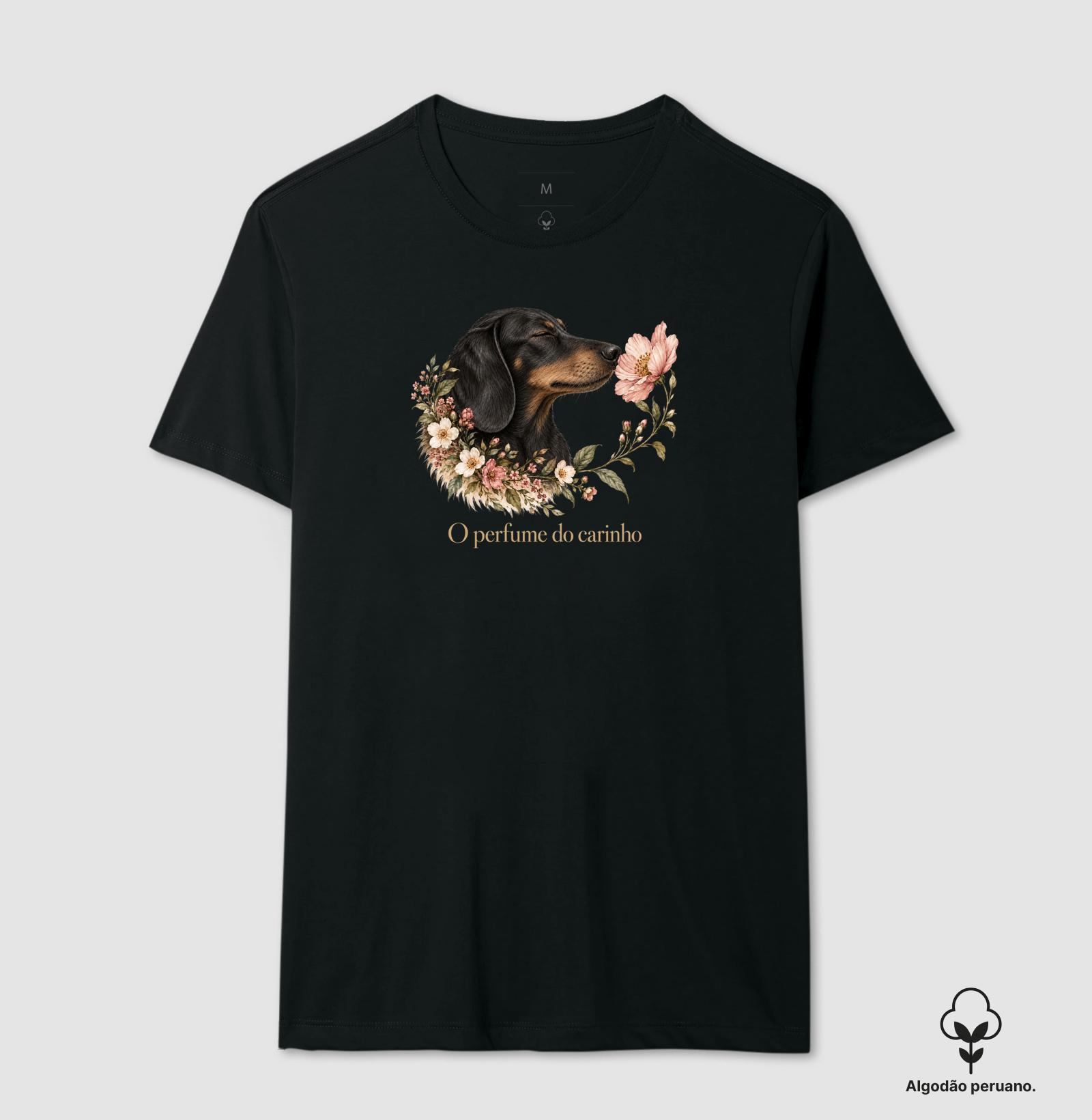Perfume do Carinho - Camiseta Algodão Peruano