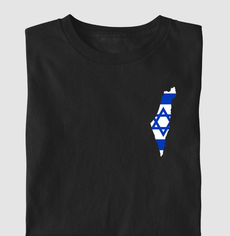 Israel mapa bandeira