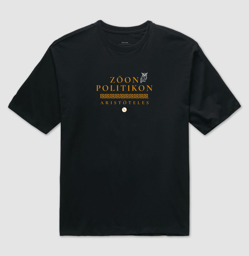 CAMISETA TIPOGRÁFICA ZŌON POLITIKON