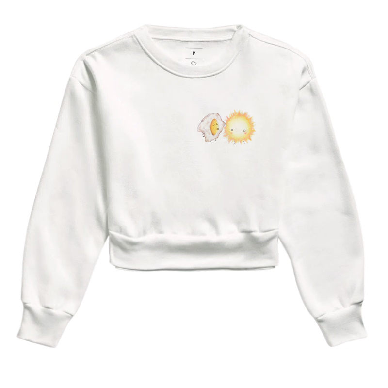 Cropped Moletom Amor Frito