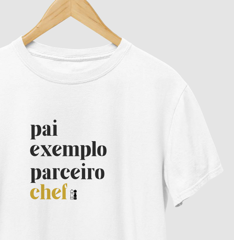 Pai, exemplo, parceiro, chef