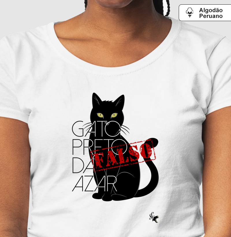 GATO PRETO DÁ AZAR-FALSO