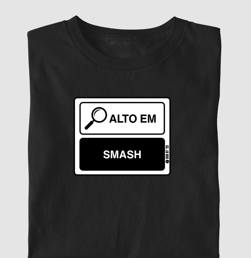 Rótulo: Alto em Smash