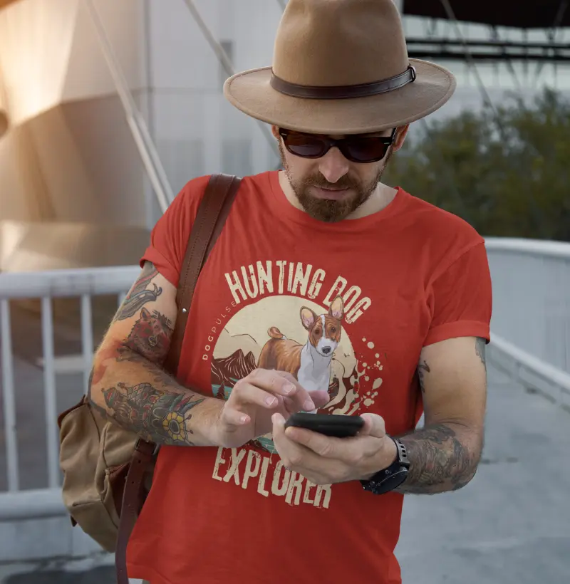 Camiseta Dog Pulse Hunting Dog Explorer – Adventure Awaits