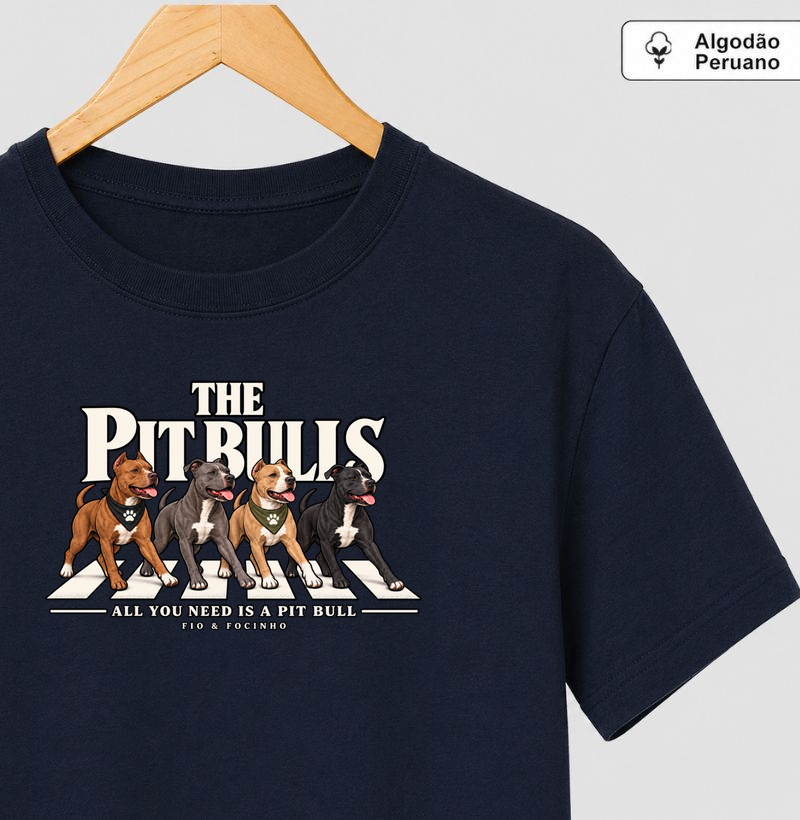 Camiseta Pit Bull / Pet Lovers | The Pit Bulls - Camiseta Algodão Peruano