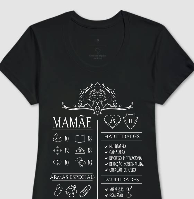 MAMÃE CAMISETA