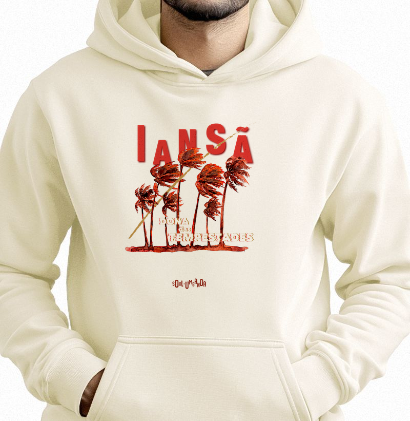 hoodie IANSÃ dona das tempestades unissex