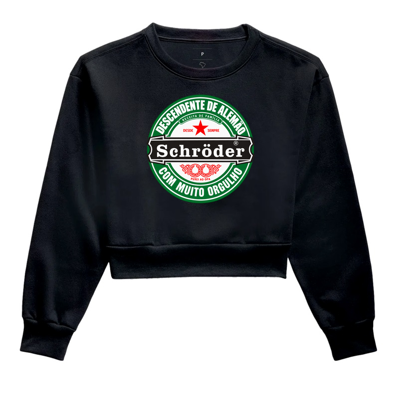 Schröder  - Cropped Moletom