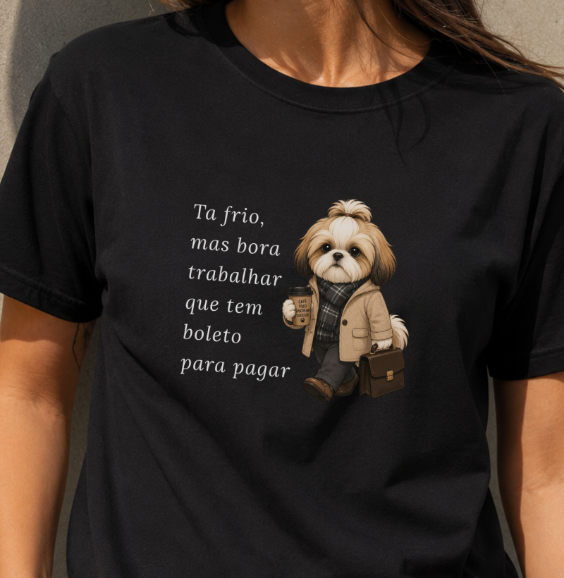 Ta frio, mas bora trabalhar que tem boleto pra pagar
