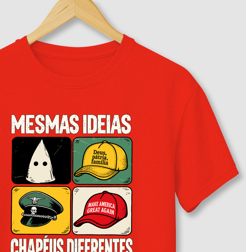Mesmas ideias - Camiseta