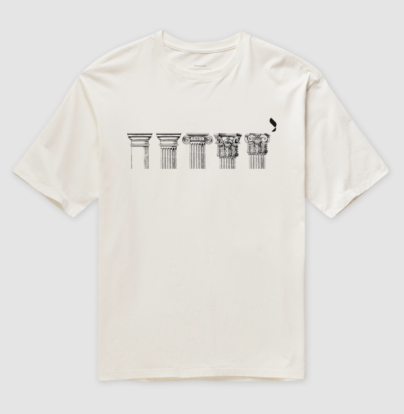 Camiseta as 05 Colunas de sustentação