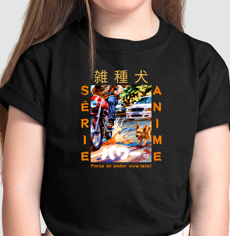 Camiseta -  Força de poder vira-lata!