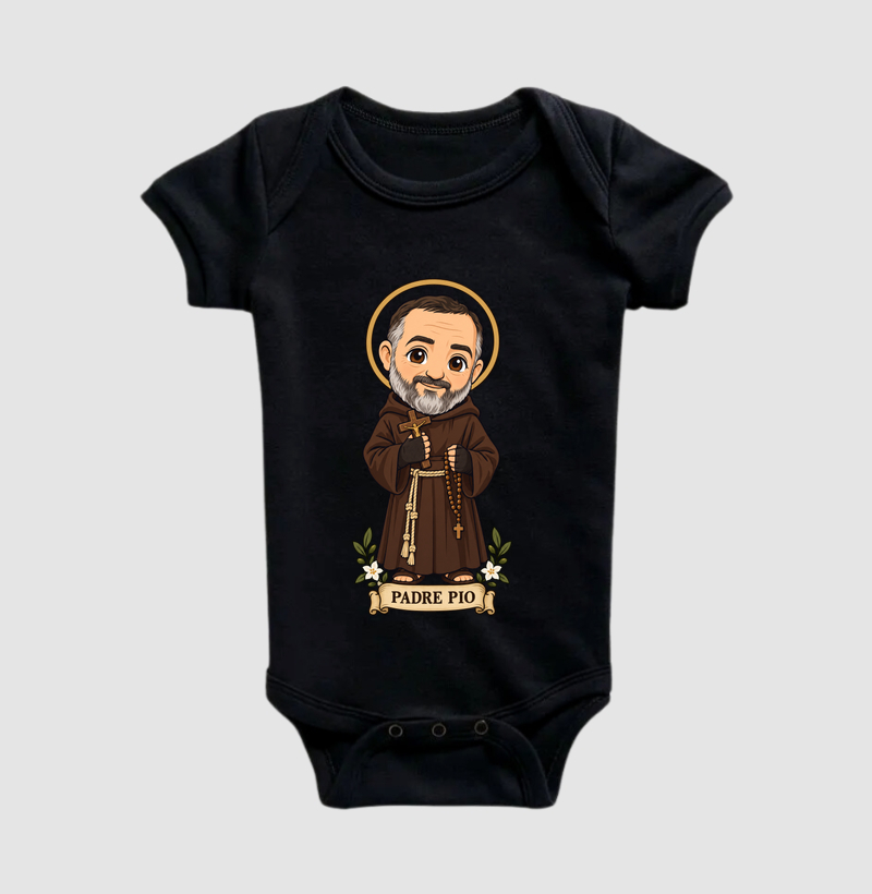 Padre Pio estilo chibi