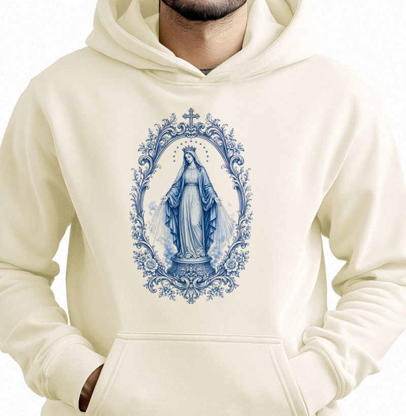 Hoodie Moletom Maria Toile Sacra