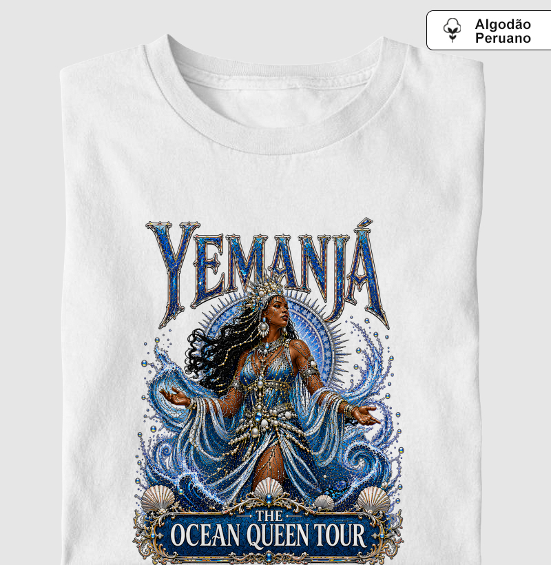 Yemanjá Festival - Camiseta Algodão Peruano