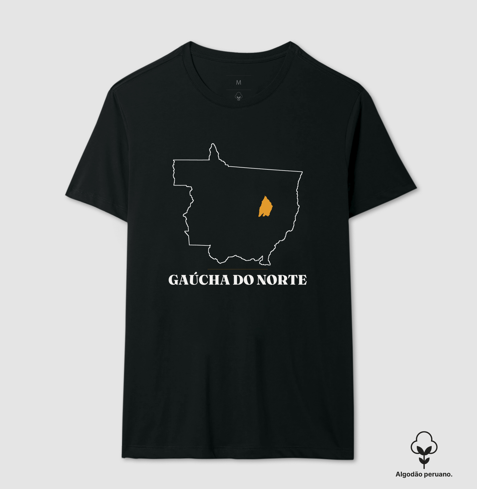 Gaúcha do Norte | Traço MT - Camiseta Algodão Peruano