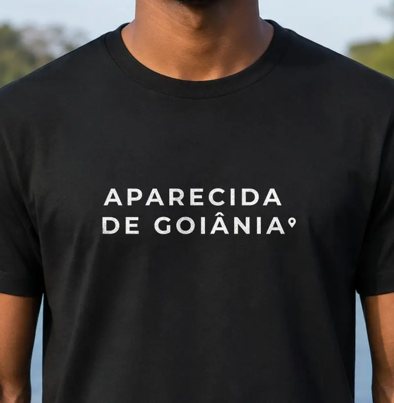 Aparecida de Goiânia | Pin GO - Camiseta
