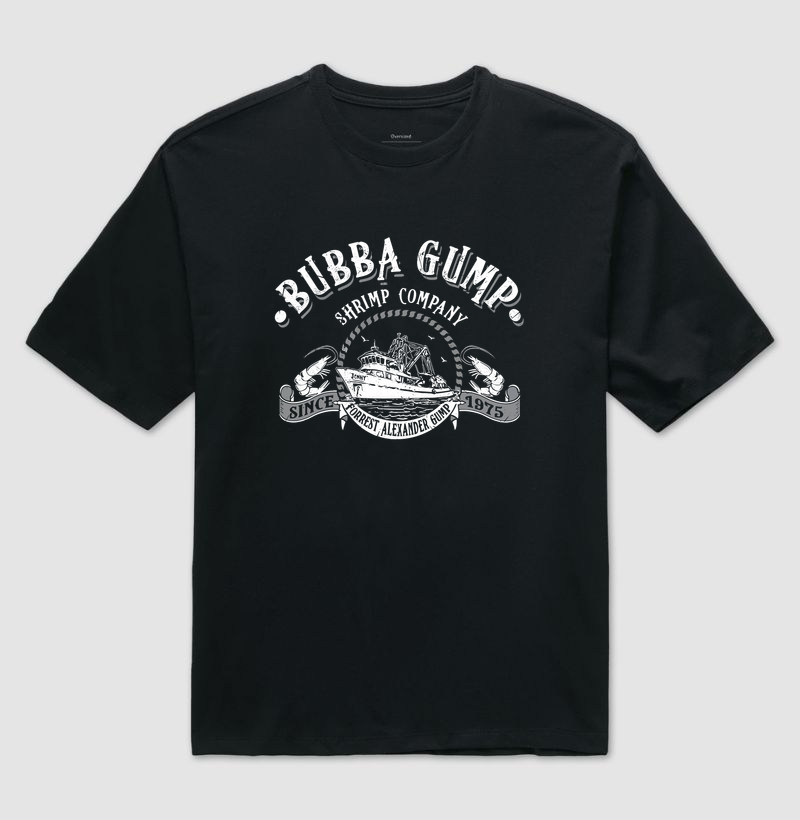 Bubba Gump Shrimp Company - Camiseta Oversized