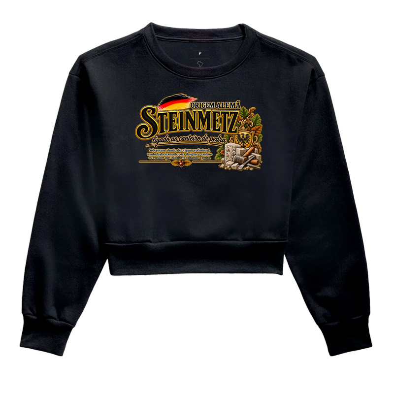 Steinmetz  - Cropped Moletom