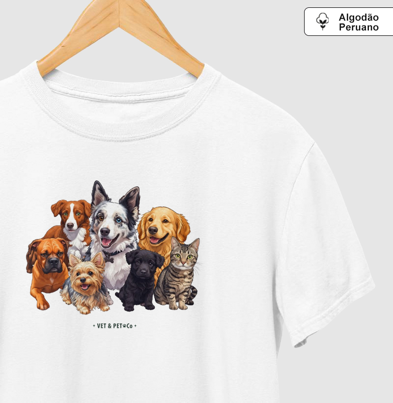 Cachorros e gato