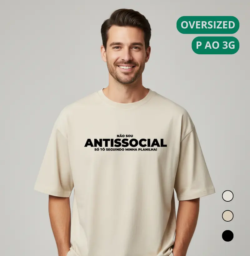 Não Sou Antissocial Só Estou Seguindo Minha Planilha