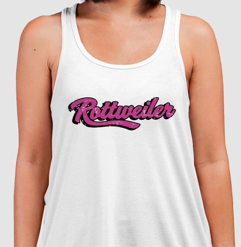 Rottweiler Texto Rosa