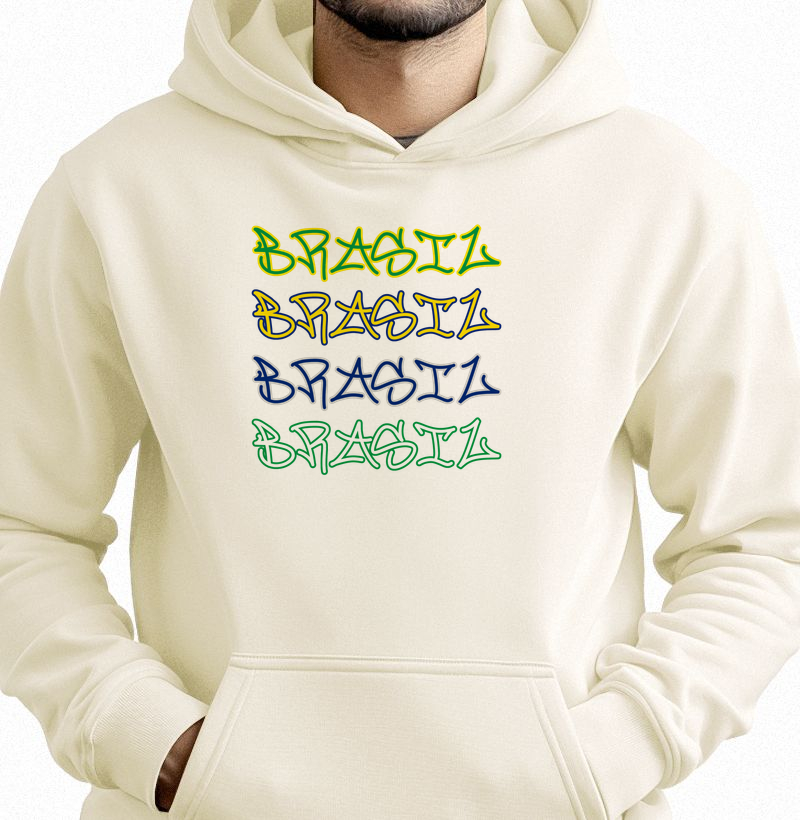 Casaco Moletom Brasil em Massa