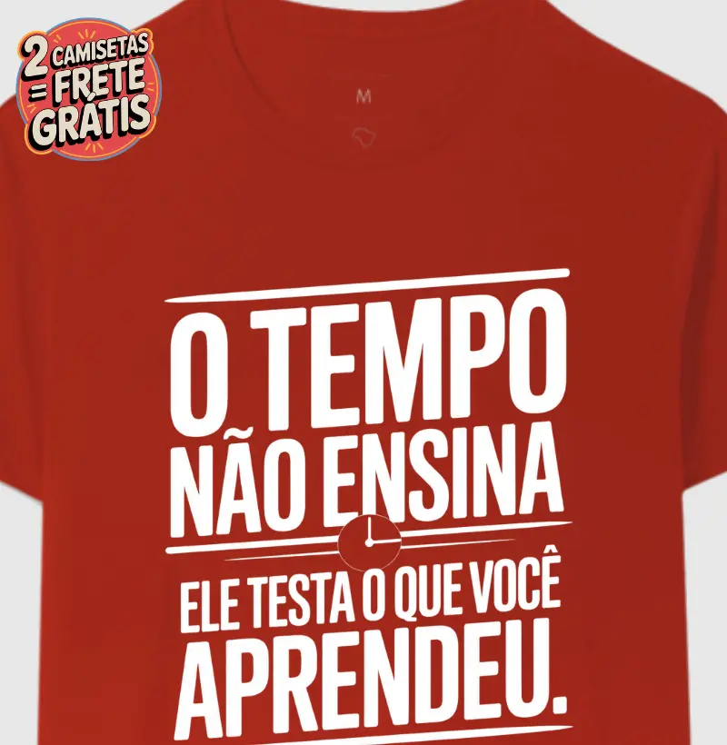 O tempo não ensina