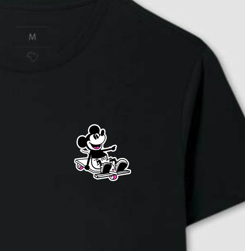 Camiseta bolso Steamboat Willie Rolimã