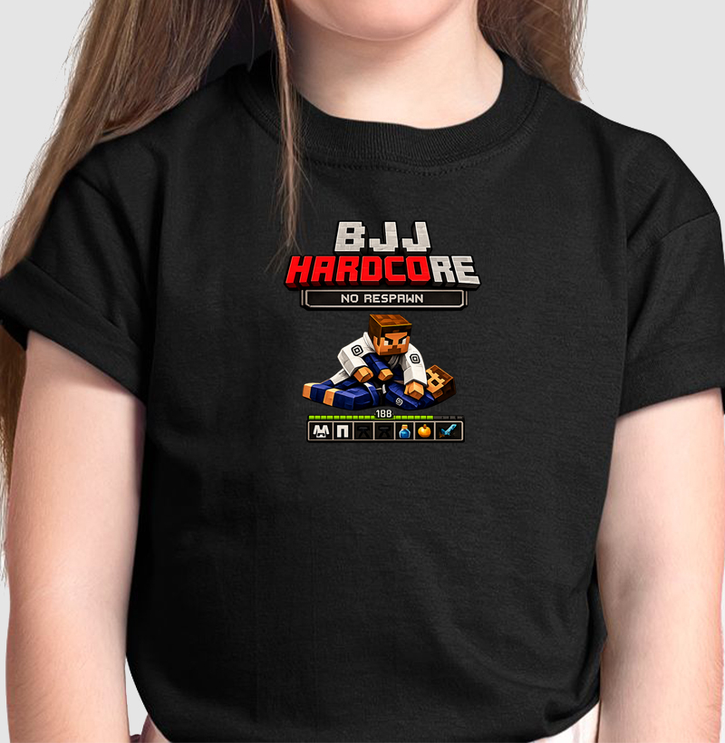Camiseta infantil - BJJ Minecraft