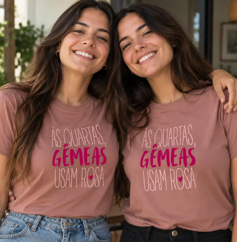 Às Quartas, Gêmeas usam Rosa