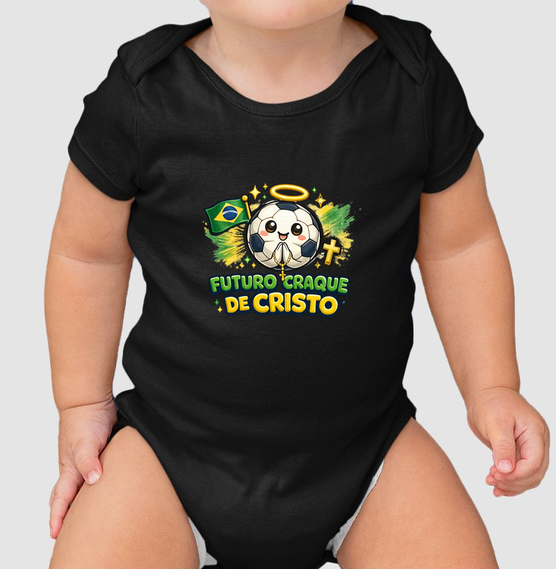 Body Infantil Craque de Cristo