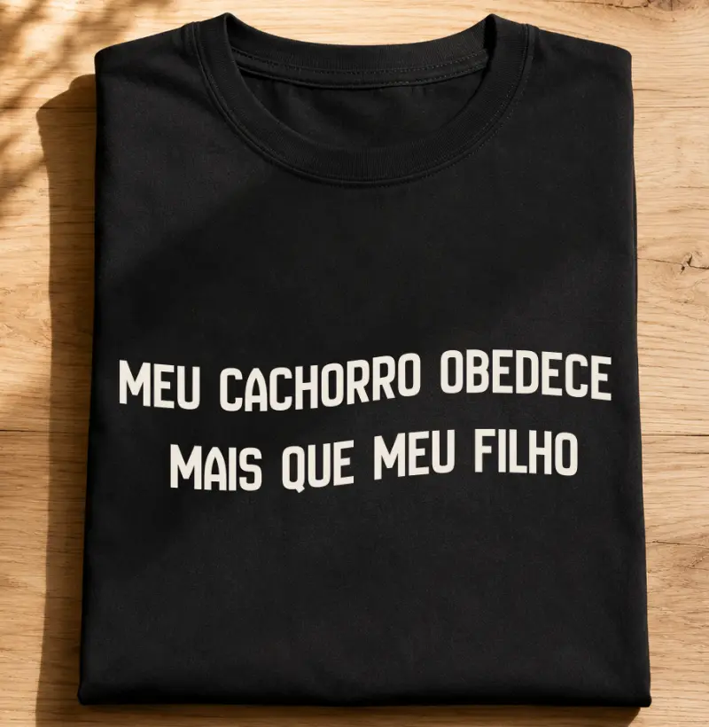 Meu cachorro obedece mais que meu filho