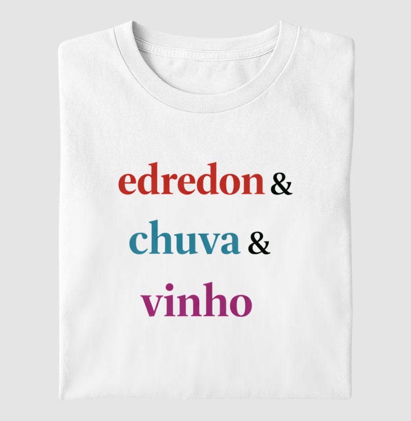 Edredon, chuva e vinho